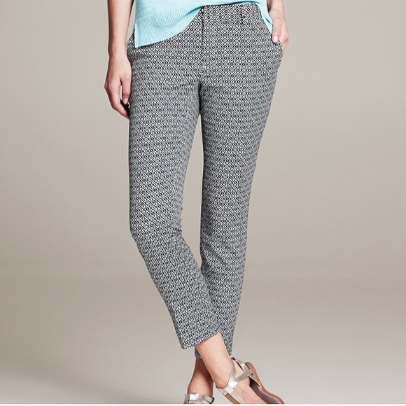 Banana Republic Pants - Like New Banana Republic Geometric Hampton Pant